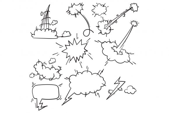 Download Doodle Fast Motion Clouds - Fast Collection