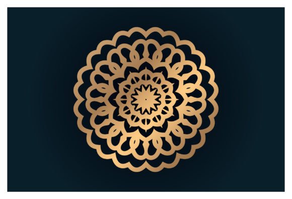 Download Luxury Gold Floral Mandala Arabesque - Gold Collection