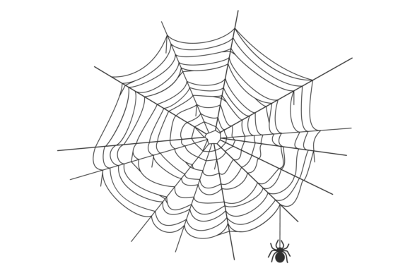 Download Spiderweb Graphic Element. Round Net Bla - Round Collection