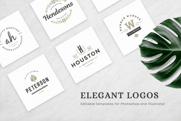 Download Elegant Logos Bundle - Logos Collection