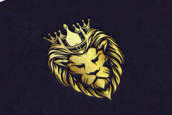 Download Crown Gold Lion Logo Company Premium - Gold Collection