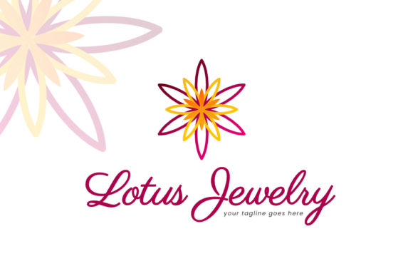 Download Luxury Lotus Jewelry Logo Mark - Premium Resources