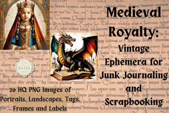 Download Medieval Royalty: Vintage Ephemera Set - Royalty Collection