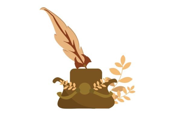 Download Royalty Feather Ink Vector Art - Royalty Collection